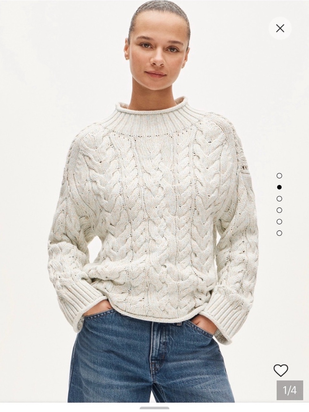 J. Crew rolled neckSweater NWOT